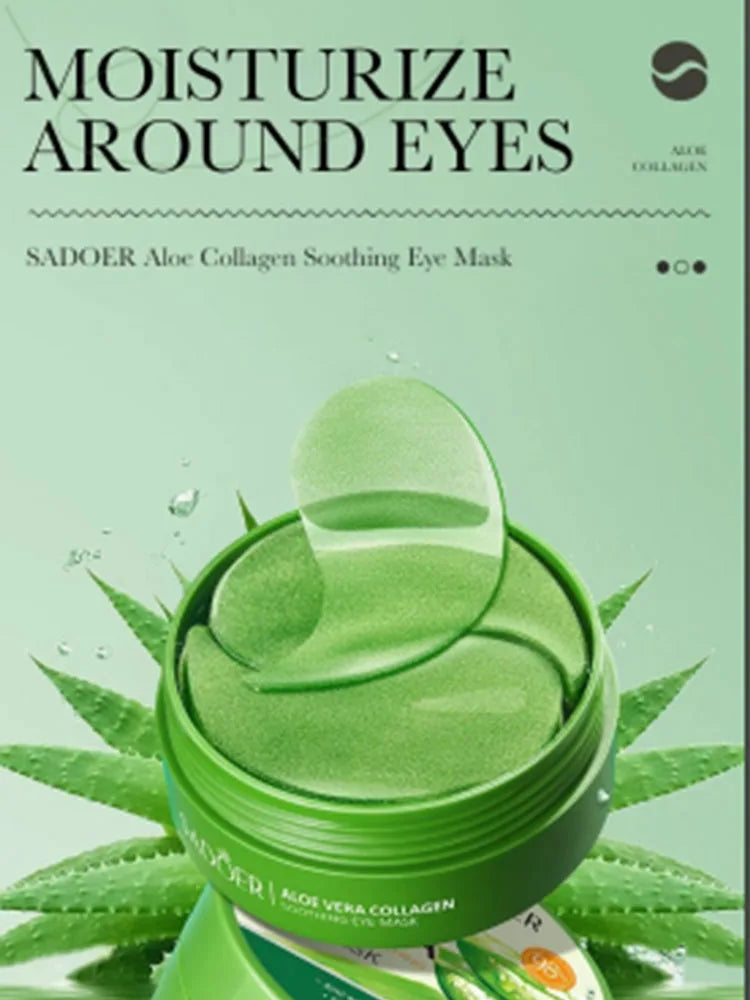 Máscara de Olhos de Colágeno com Aloe Vera