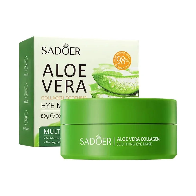 Máscara de Olhos de Colágeno com Aloe Vera