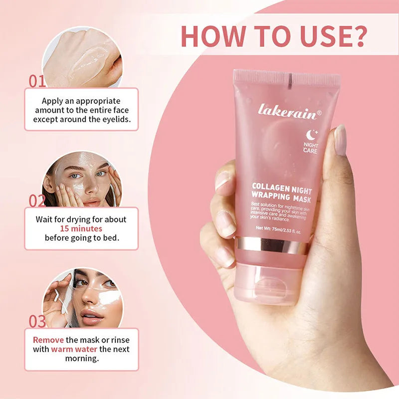 Máscara Facial de Colágeno