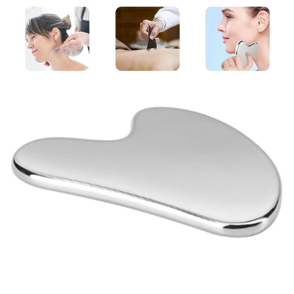 Gua Sha Massageador Facil em Aço Inoxidável