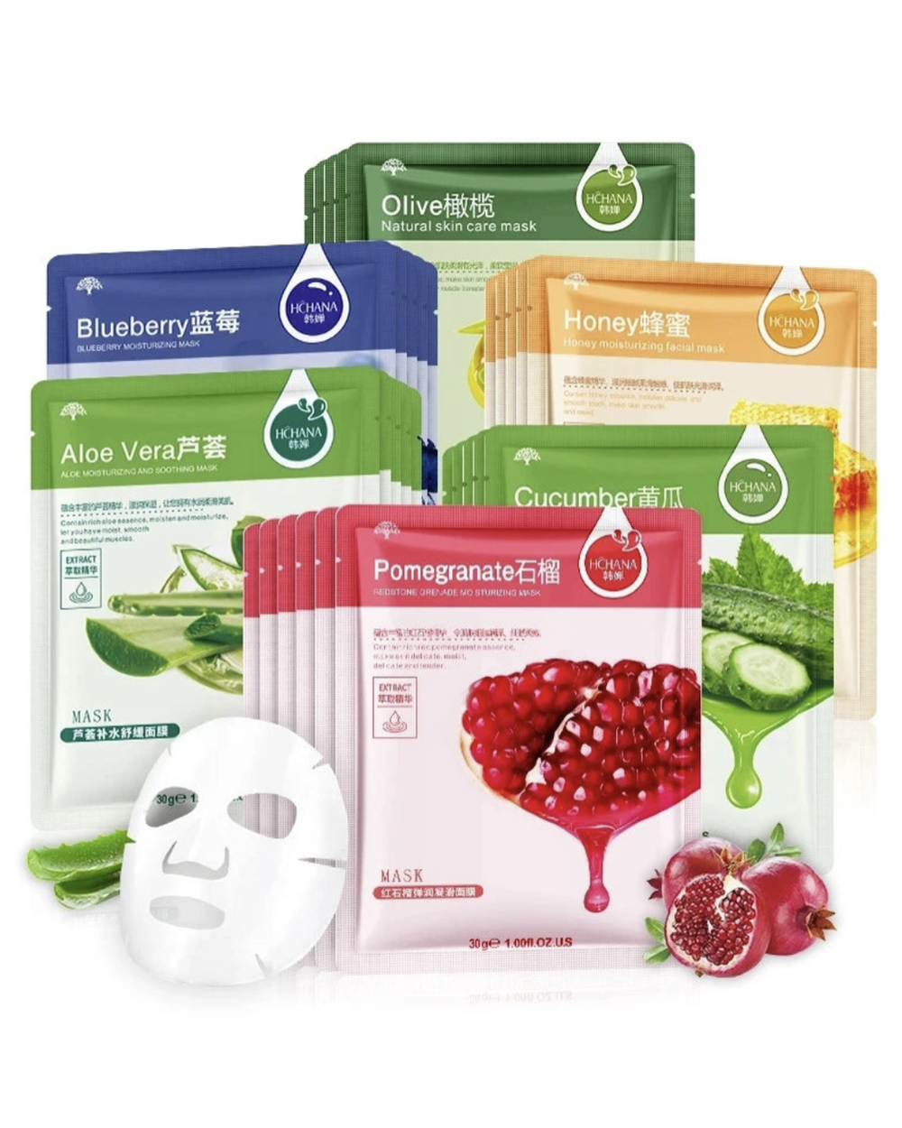 Máscara Facial de Planta Natural