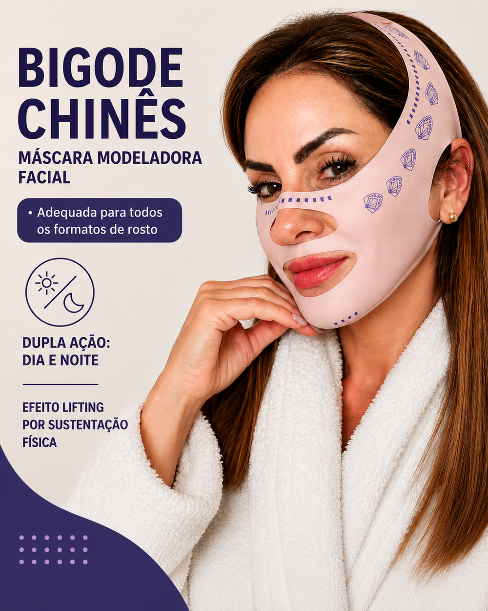 Faixa Facial Modeladora para Efeito V-Lift