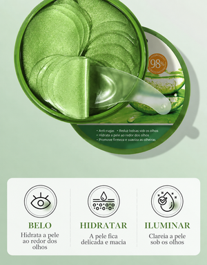 Máscara de Olhos de Colágeno com Aloe Vera