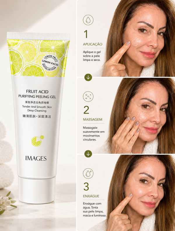 Gel de Esfoliação com Ácido de Frutas