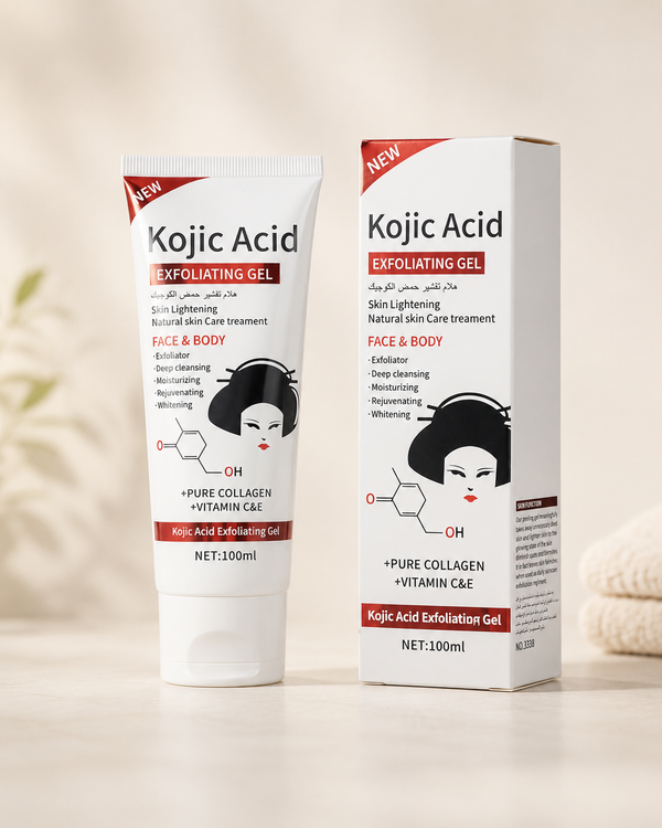 Gel esfoliante de ácido kójico