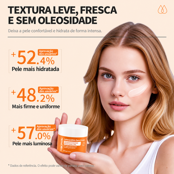 Creme Facial Antioxidante com Astaxantina – 30g