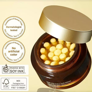 Creme Facial com Cápsulas de Vitamina C (VC) – Uniformiza o Tom da Pele e Promove Luminosidade