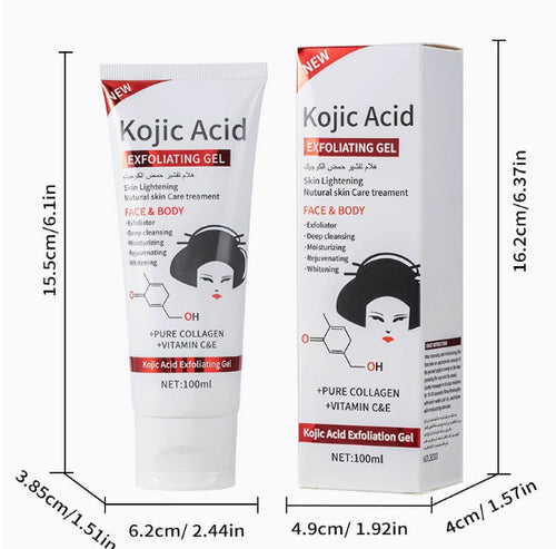 Gel esfoliante de ácido kójico
