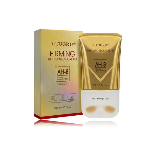 Creme para Pescoço com Peptídeos e Massageador Roll-On – Hidratação Intensiva e Cuidado Diário