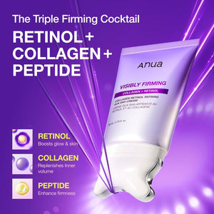 Creme de Tripla Firmeza com Gua Sha (Retinol + Colágeno + Peptídeos)