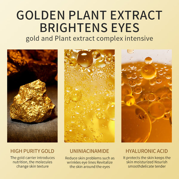 Máscara Hidratante para Área dos Olhos – Gold ou Abacate | 30 Pares