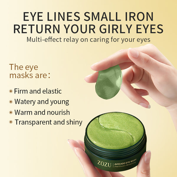 Máscara Hidratante para Área dos Olhos – Gold ou Abacate | 30 Pares