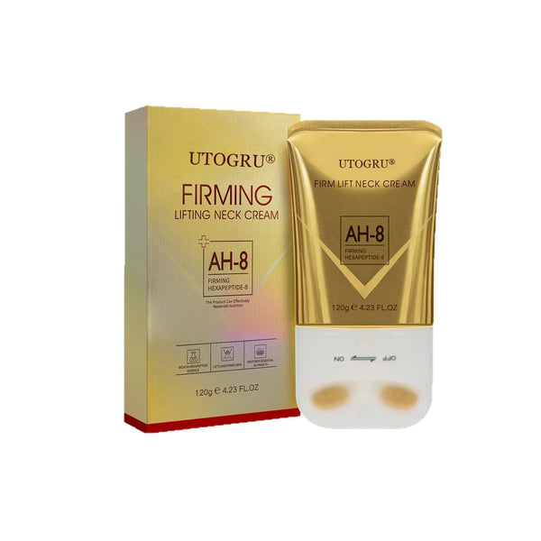 Creme para Pescoço com Peptídeos e Massageador Roll-On – Hidratação Intensiva e Cuidado Diário