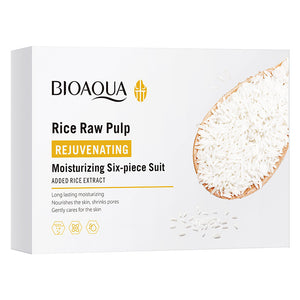 Kit de Skincare BIOAQUA Linha Arroz – Cuidados Completos para a Pele