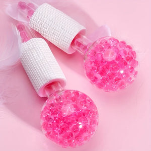 2Pcs Globos Congelador de LCE para tratamentos faciais