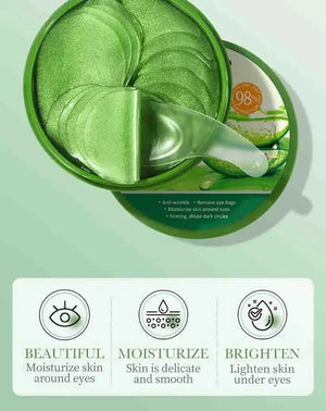 Máscara de Olhos de Colágeno com Aloe Vera