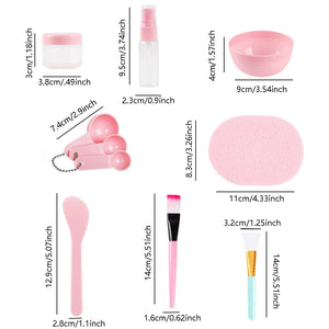 Kit Completo de Ferramentas de Beleza com Pincel para Máscara