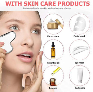 1PC Guasha Scraping Massage Scraper Face Massager Gua Sha Board Stainless Steel Body Muscle Relaxing Scraping Board Massage Tool