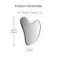 1PC Guasha Scraping Massage Scraper Face Massager Gua Sha Board Stainless Steel Body Muscle Relaxing Scraping Board Massage Tool