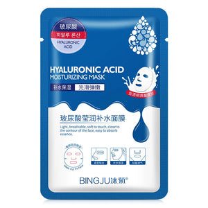 20 peças de máscara facial com ácido hialurônico